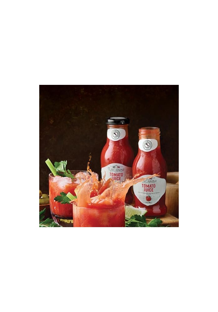 Tuscanini Premium Italian Tomato Juice, 6.76 oz (6 Pack) | Low Sodium | Non GMO Verified - Image 2